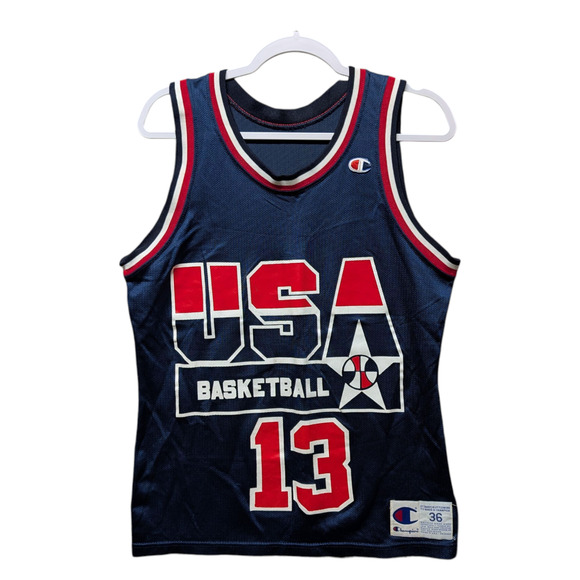 90s Shaquille O'Neal USA Olympic Basketball Champion Jersey - Picture 1 of 5